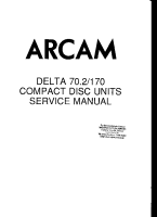 Arcam DELTA-170 - Service Manual